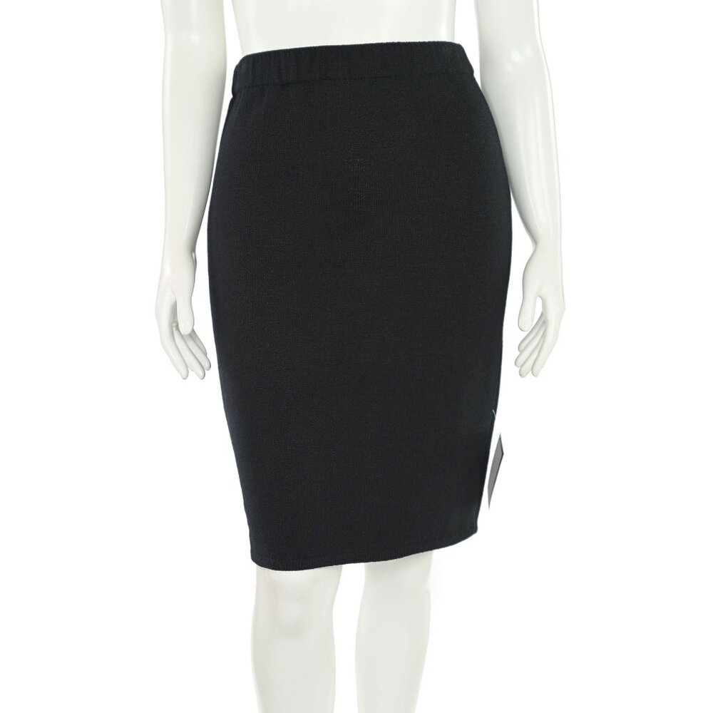 St. John Basics Black Pencil Skirt sz ~6/8
